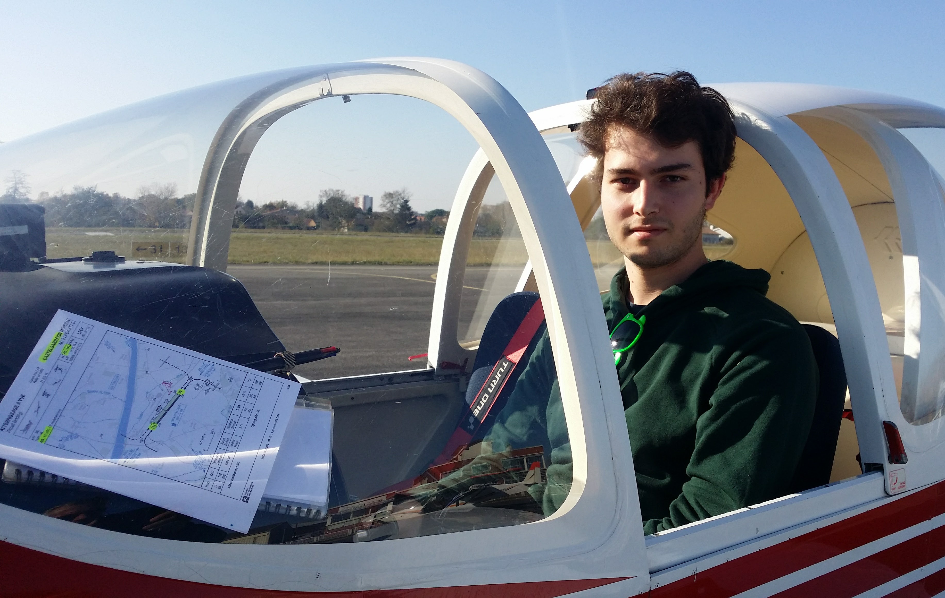 Clément BOURRIANNE a obtenu son Brevet PPL le 21/04/2018